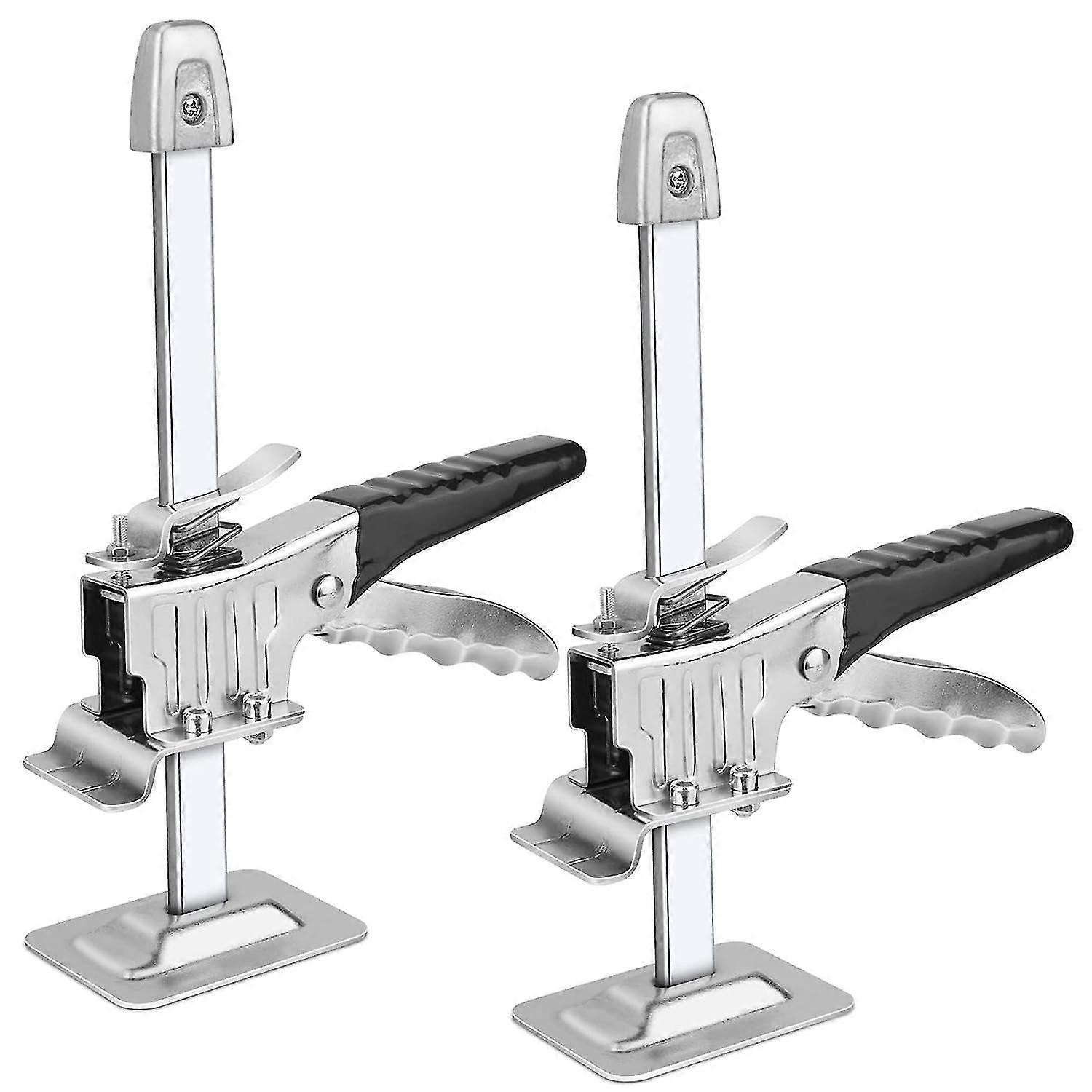 Tile Elevator Wall Tile Positioner Pad Elevator Ceiling Elevator Lift Tool (2 Pieces) 26-27
