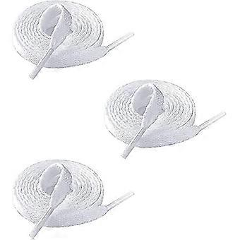 3 Pairs Flat Shoelaces - Replacement Shoelaces [length: 140cm] Universal Shoelaces [polyester] - Durable Shoelaces For Sneakers Or All Types Of Shoes