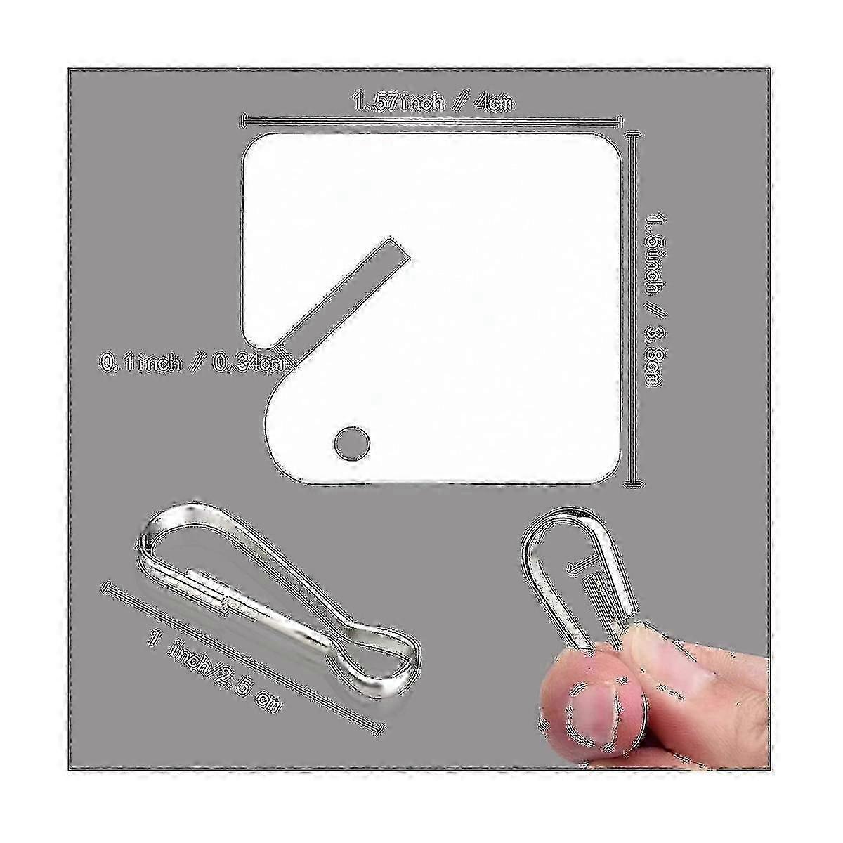 Snap-On Key Tags For Slotted Cabinets