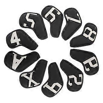 Golfs Putter Sleeve Black PU Golfs Putter Cover for Protection 20Pcs