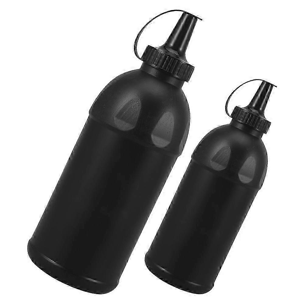 Black PP Bead Bottles Set 400ml 800ml