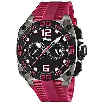 Lotus chrono watch for Unisex Analog Quartz with Polyurethane Bracelet L15791/6