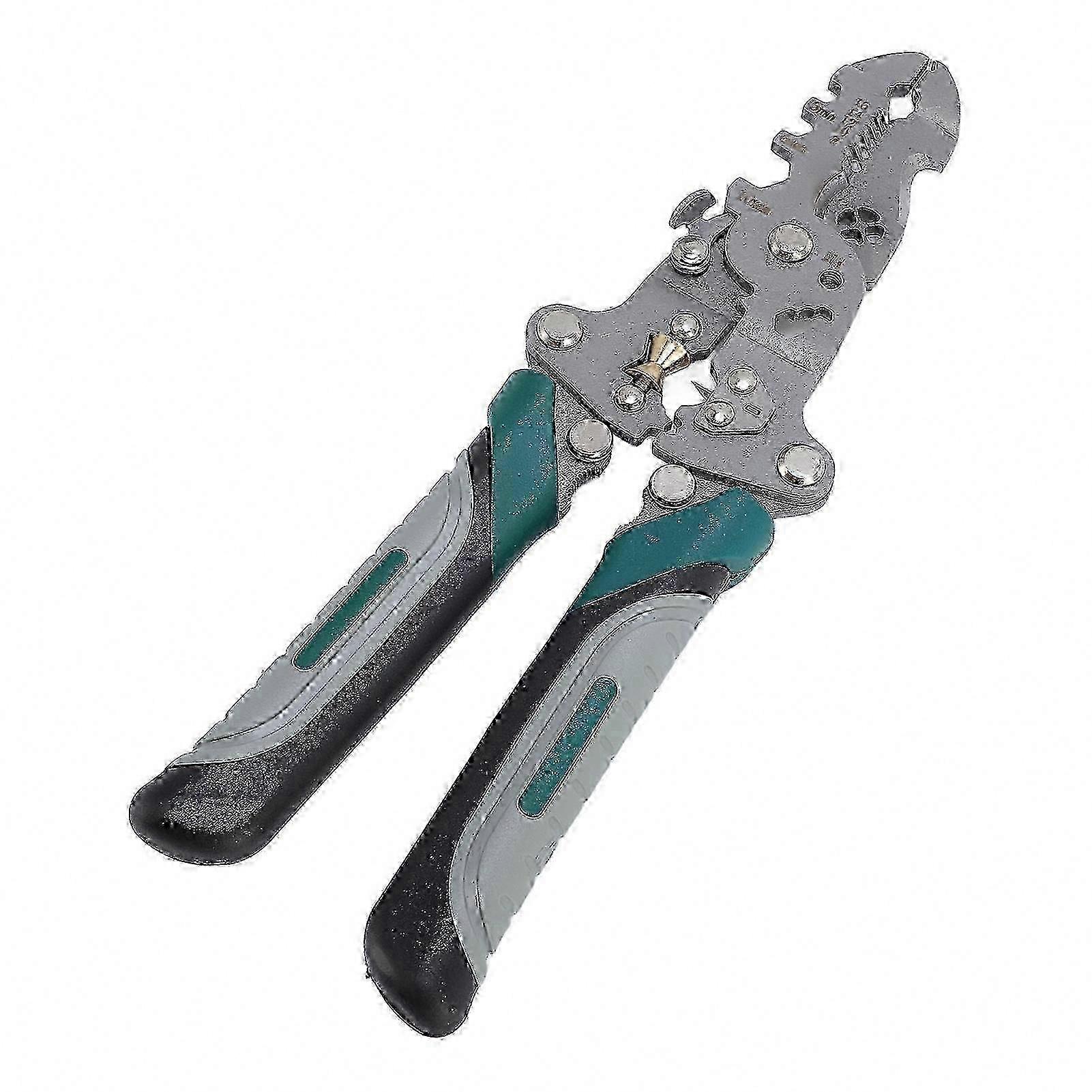 Wire Splitting Pressing Plier, 18-in-1 Foldable Wire Stripper, 0.08-1.6mm Capacity Range, Multi-Function Electrical Hand Tool