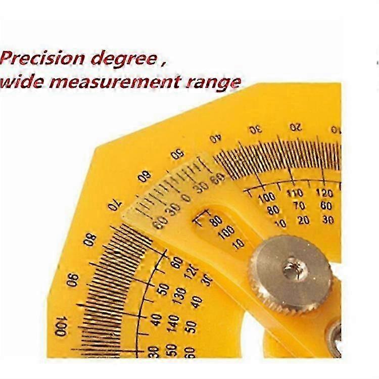 Plastic Protractor and Angle Finder, Outside, Inside, Sloped Angles