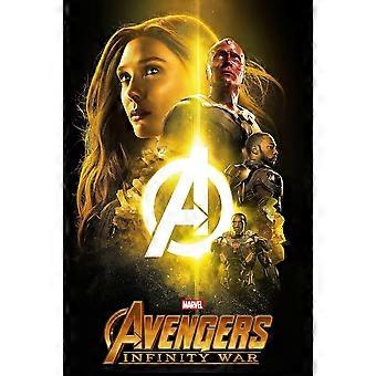 Avengers Infinity War 2018 Movie Yellow Wooden puzzle BD-2850