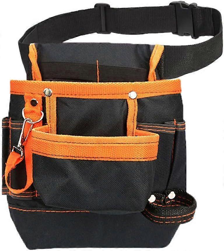 Durable 8-Pocket Utility Pouch with Adjustable Waistband