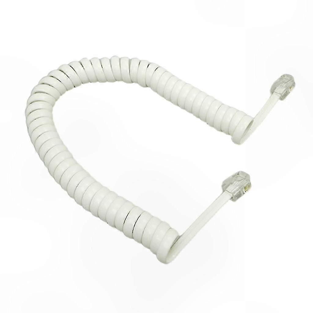4-Core PVC Coiled Handset Cord