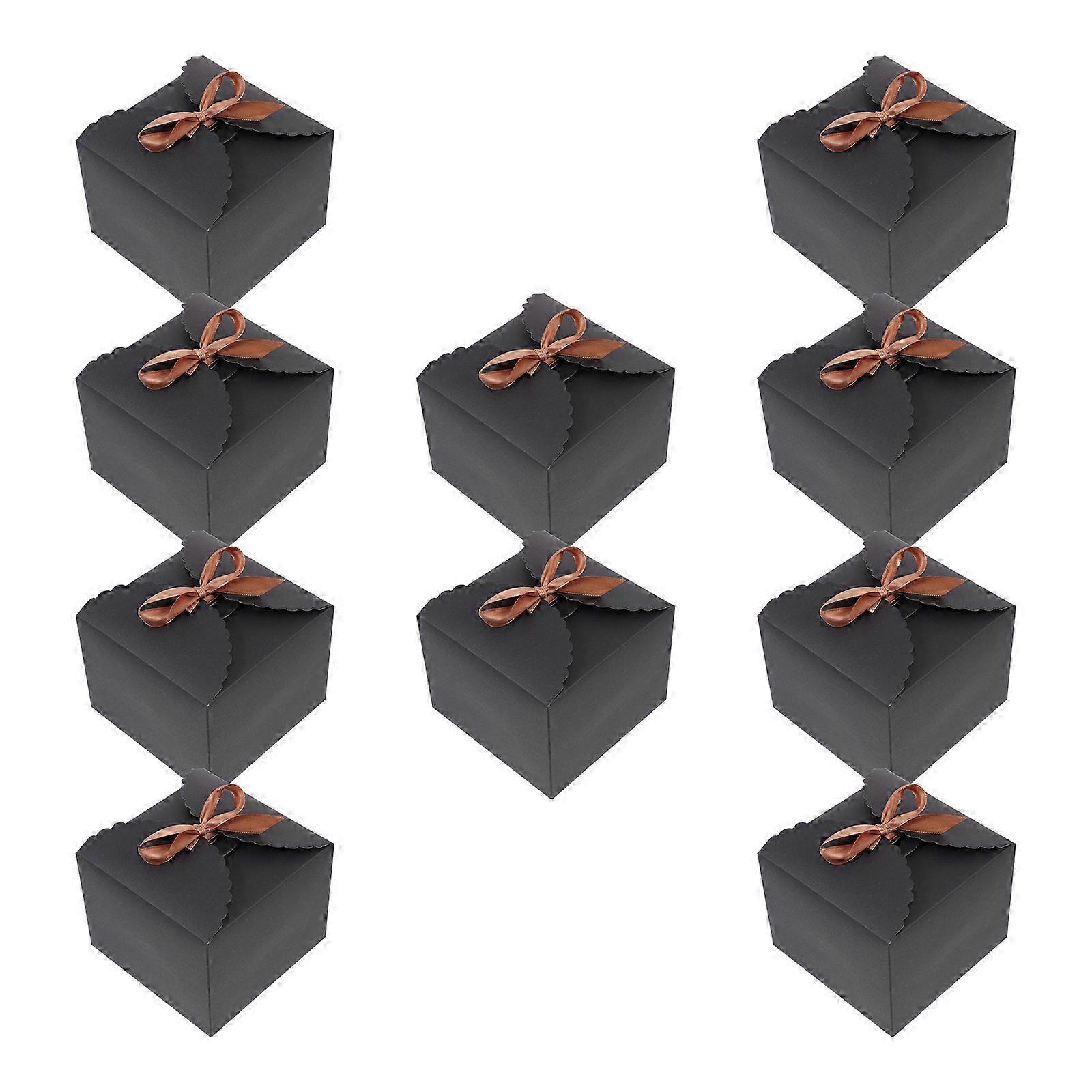 Cake Boxes Portable Dessert Boxes compatible with Storage 10Pcs Cupcake Holder
