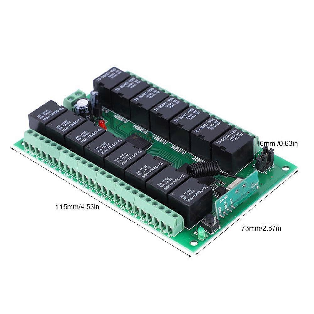 Wireless Remote Controller Switch Transmitter DC12V 15 Channel Relay   Receiver Board