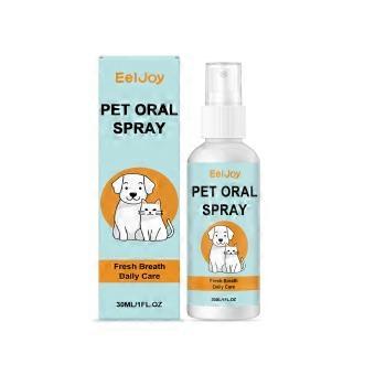 Pet Dental Care Spray 1 Box Plaque and Tartar Control Formula for Dogs on Soft Food Diets Mild Scent Indoors Gentle on Sensitive Skin