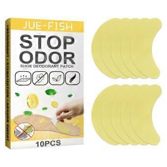 1-5 Pcs JUE-FISH cct0108cz01 10Pcs Shoe Deodorizer Pads Odor Eliminator Shoe Patch for Sneakers / Sp
