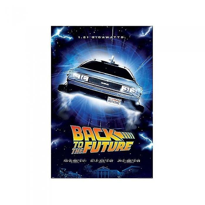Back To The Future Delorean Poster