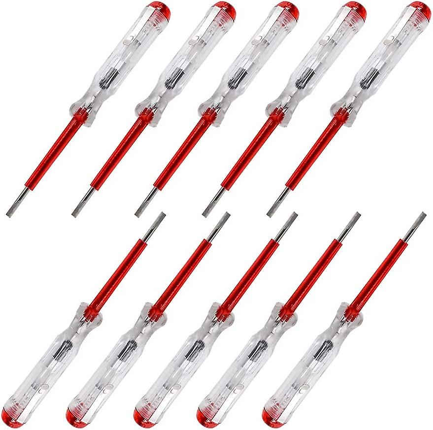 10 Pack Electrical Circuit Tester with Screwdriver Pen for Electrical Testing