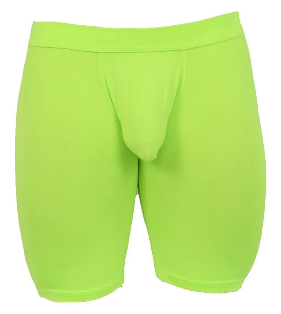 Obviously EliteMan Boxer Brief 9inch Leg - Lime