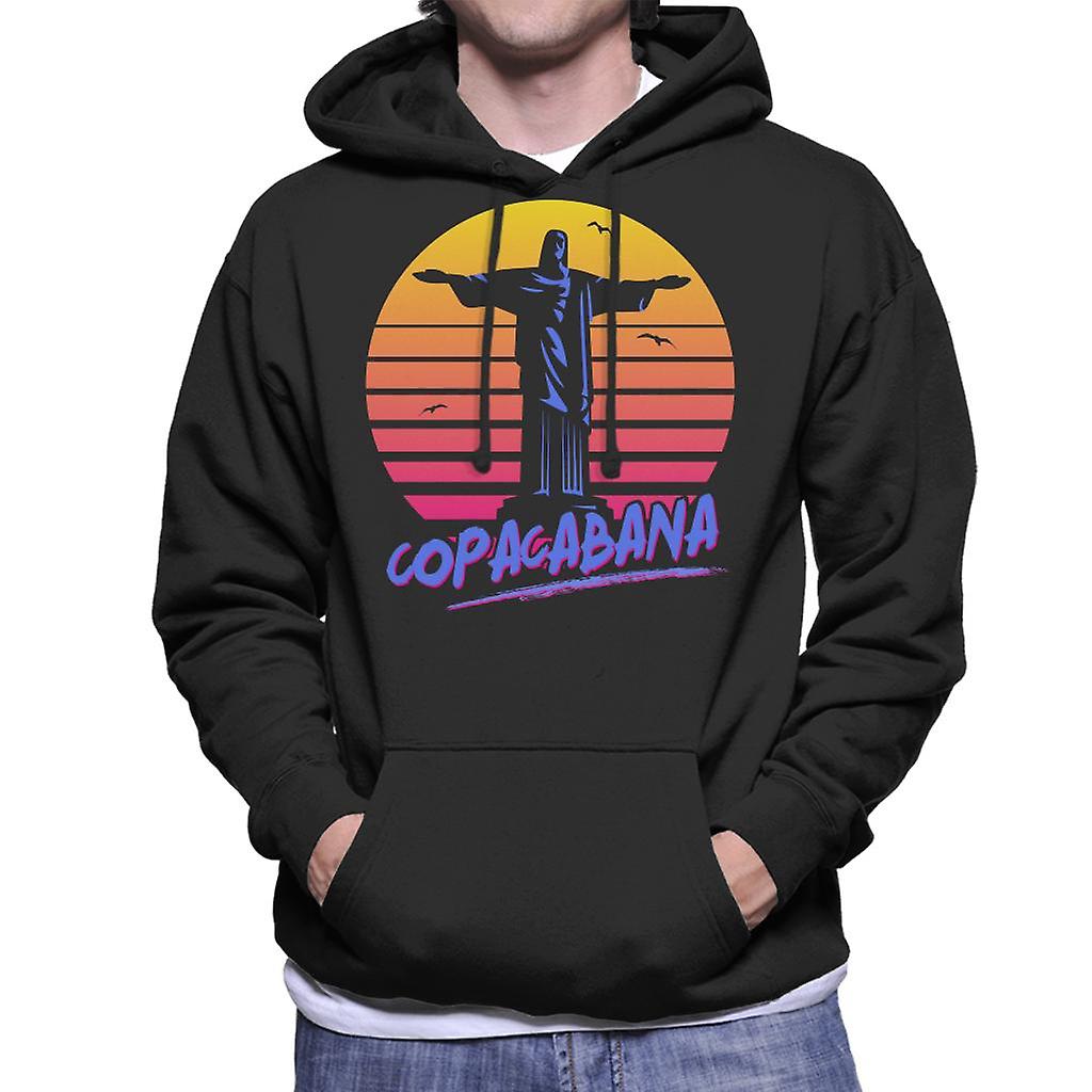 Felpa con cappuccio da Copacabana con statua uomo