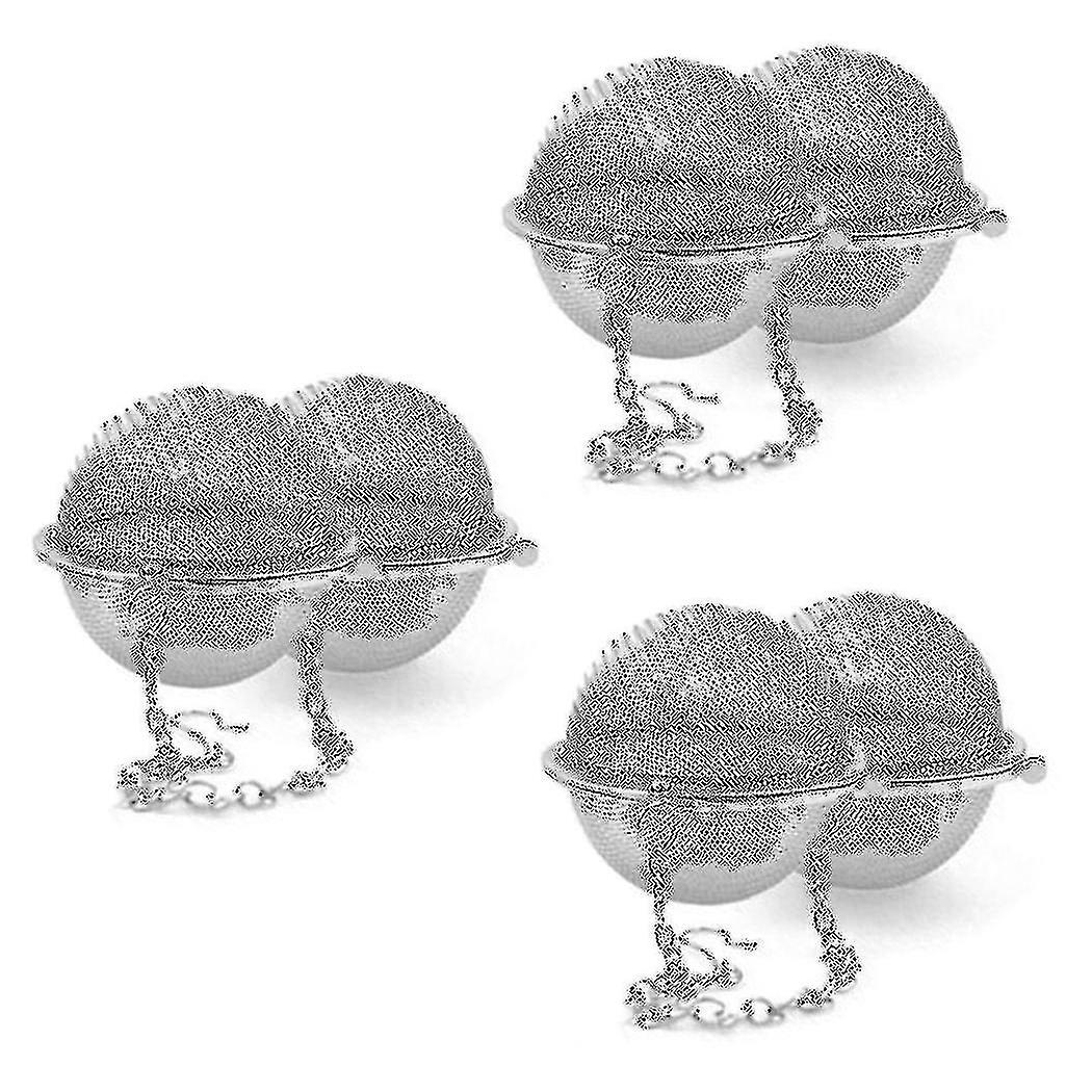 6pcs Practical Tea Ball, Tea Spices Infuser Filter