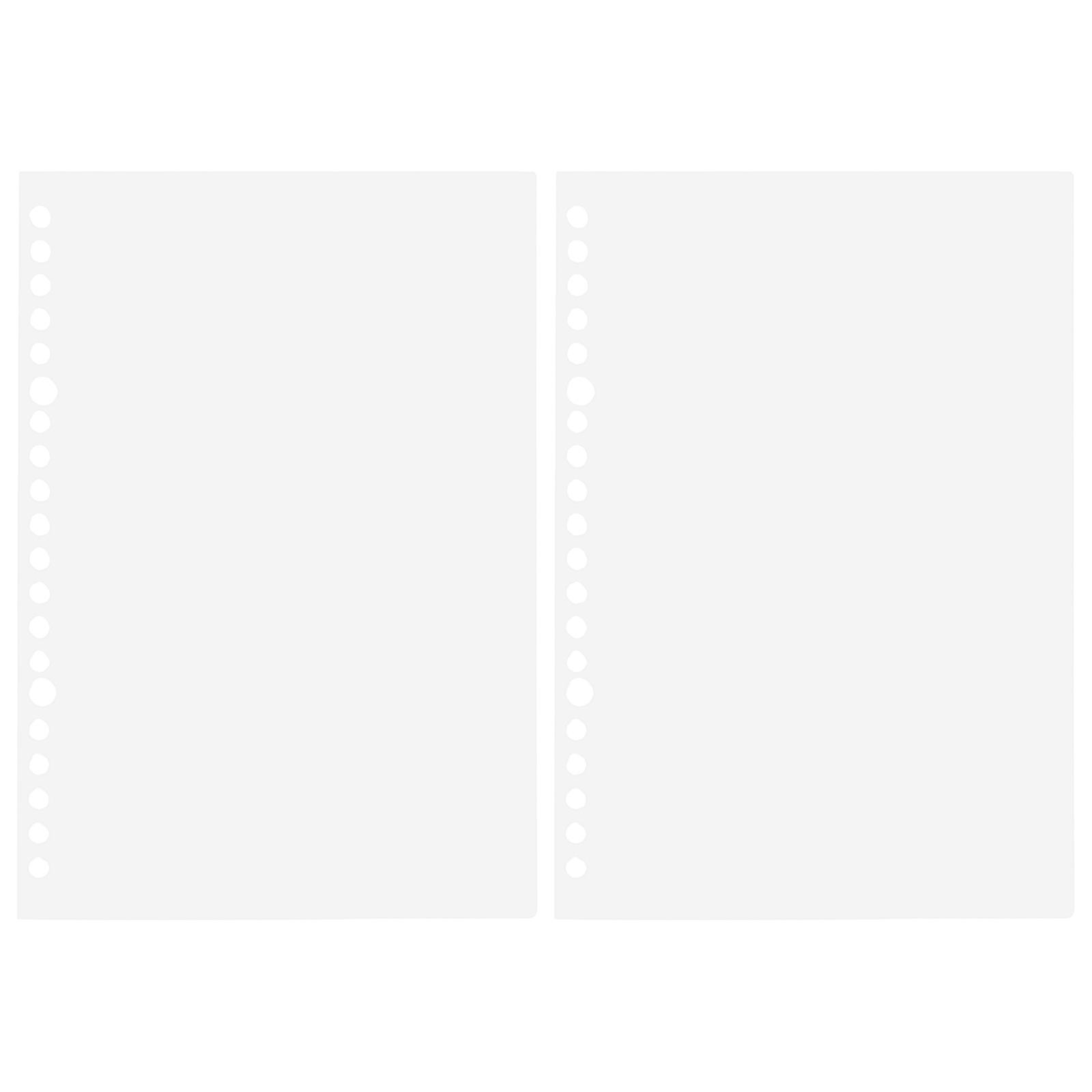 Clear Sheet Protector Index Divider Separator for Ring Binder Document Notebook