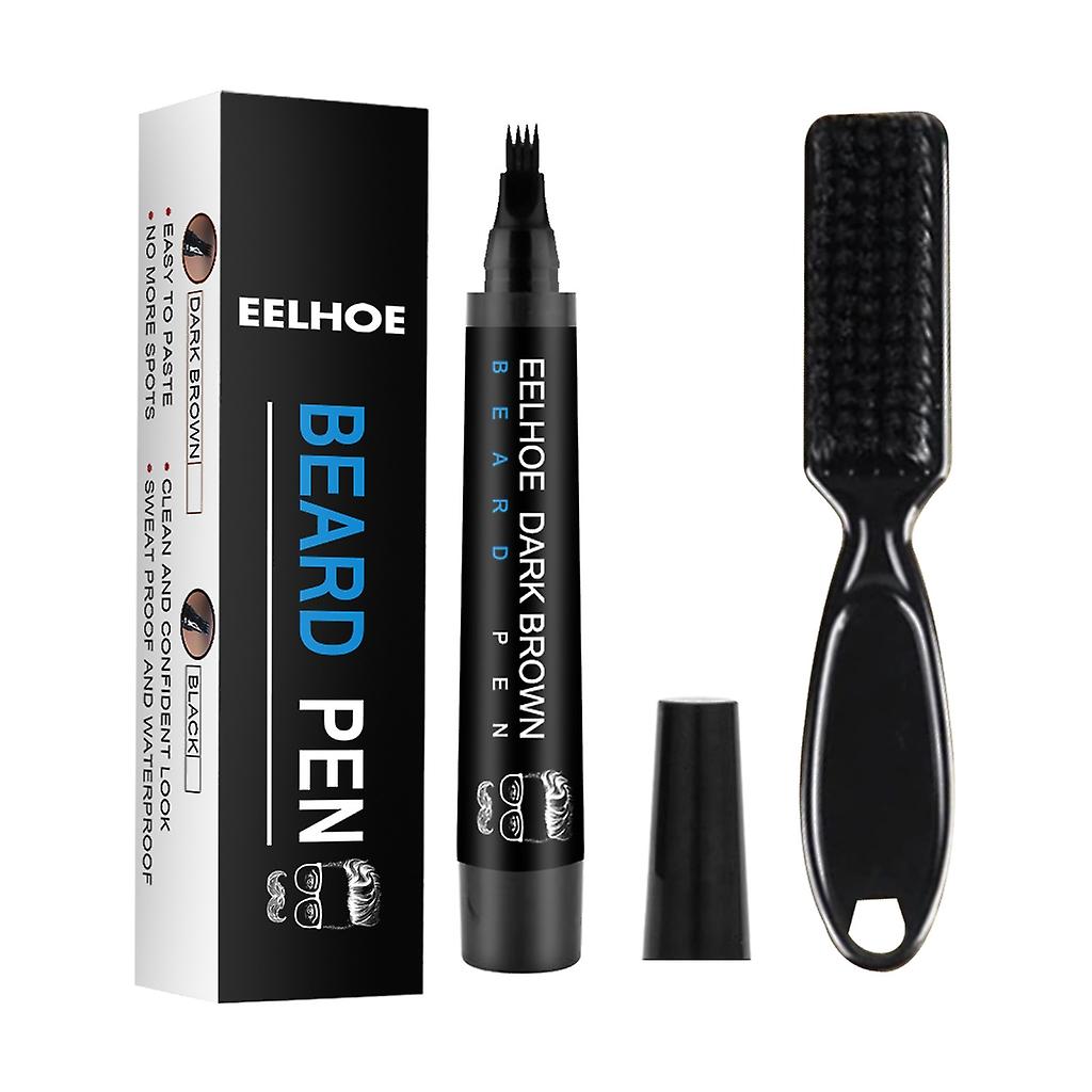 Beard Filling Pen Kit Beard Enhancer Brush Beard Coloring Shaping Tools