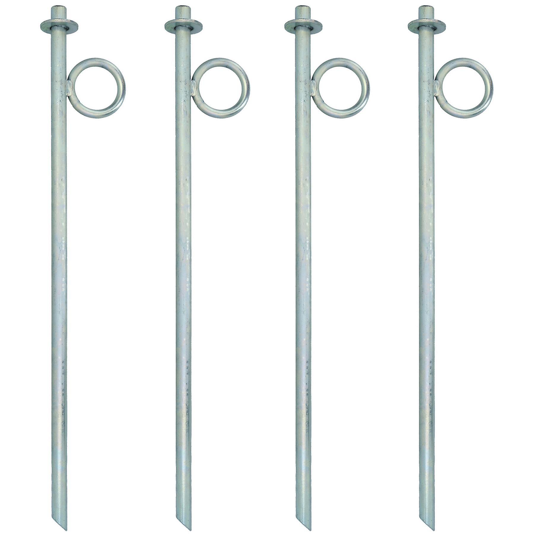 4 Pack Extra Heavy Duty 60cm Awning Marquee Gazebo Peg Tent Stake Camping