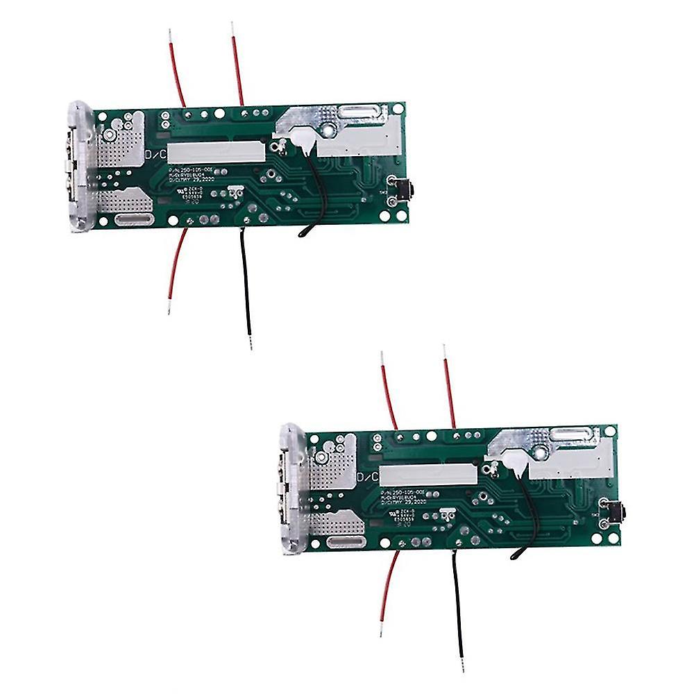 2pcs Li-ion Battery Charging Protection Circuit Board Pcb For 20v P108 Rb18l40 Power Tools Battery