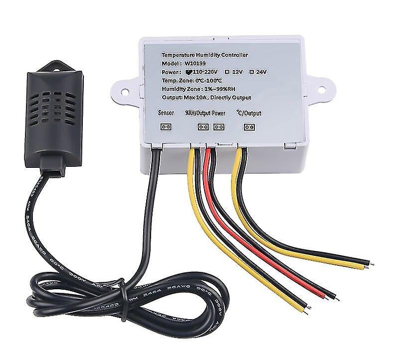 Xk-w1099 Dual Digital Thermostat Humidistat Egg Incubator Temperature Humidity Controller Regulator Thermometer Hygrometer