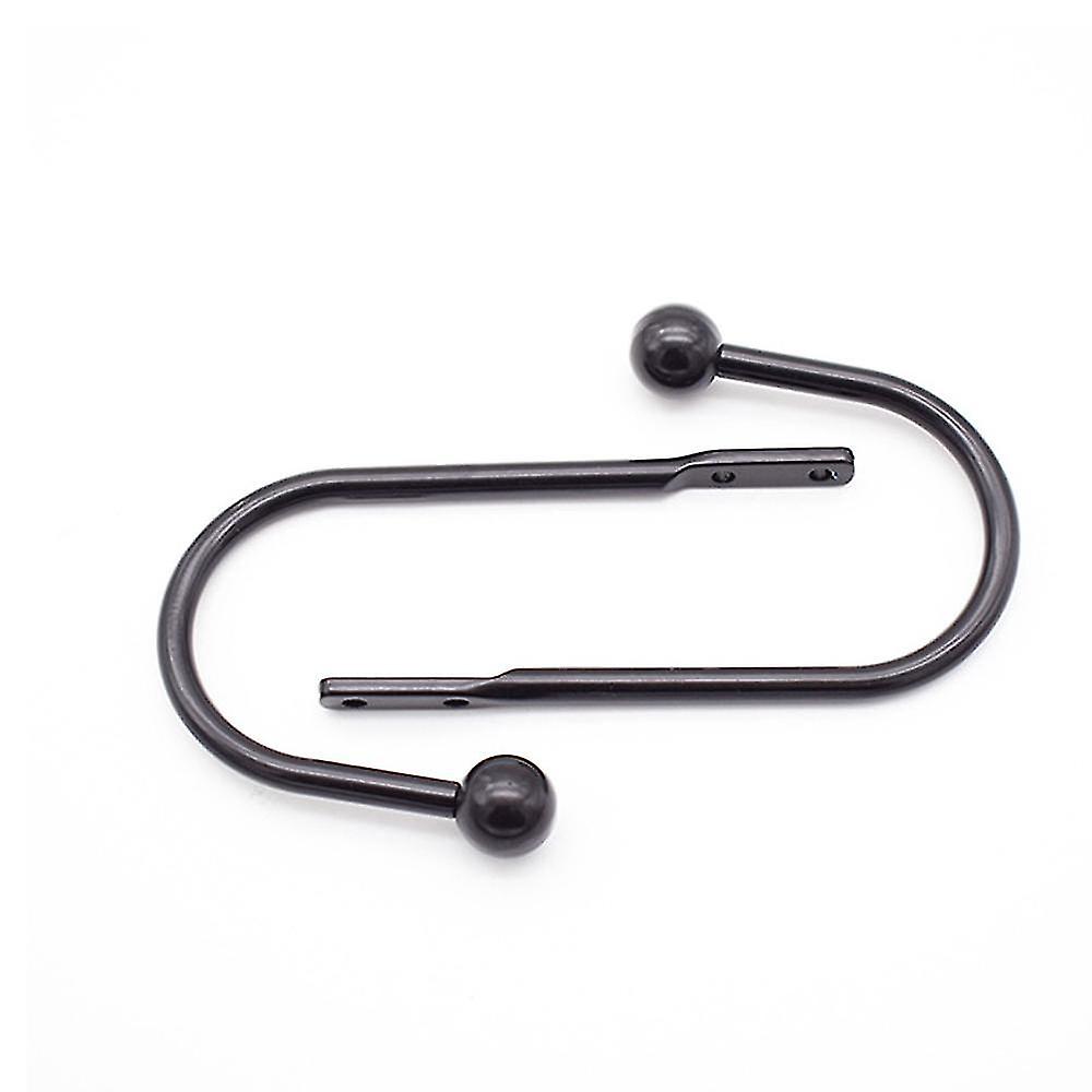 Set Of 2 Decorative Curtain Tiebacks, Black