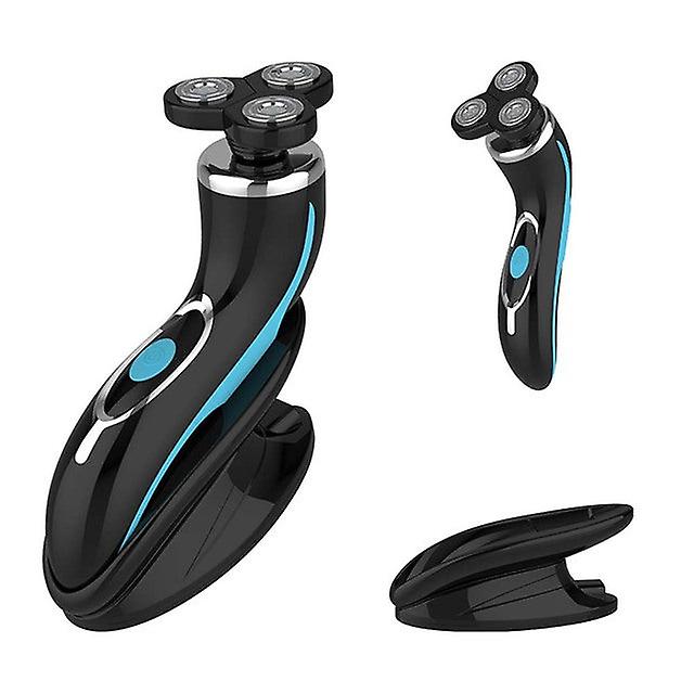 Älykäs sähköinen parranajokone Kolmipäinen kelluva partaveitsi USB ladattava pesu monitoiminen partaveitsi