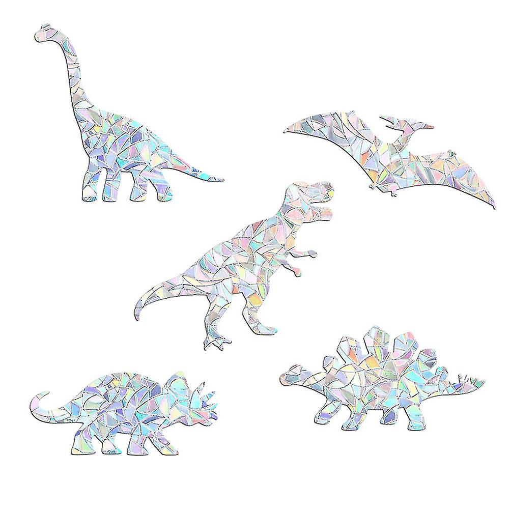 6 Pack Anti-Collision Window Clings Rainbow Suncatcher Birds Window Stickers