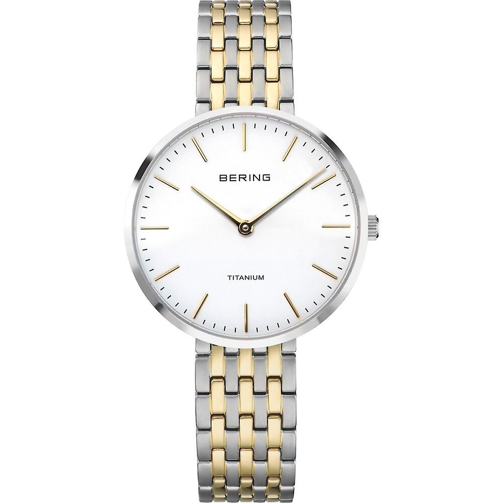 Bering - 19334-010 - Horloge - Dames - Quartz - Titanium