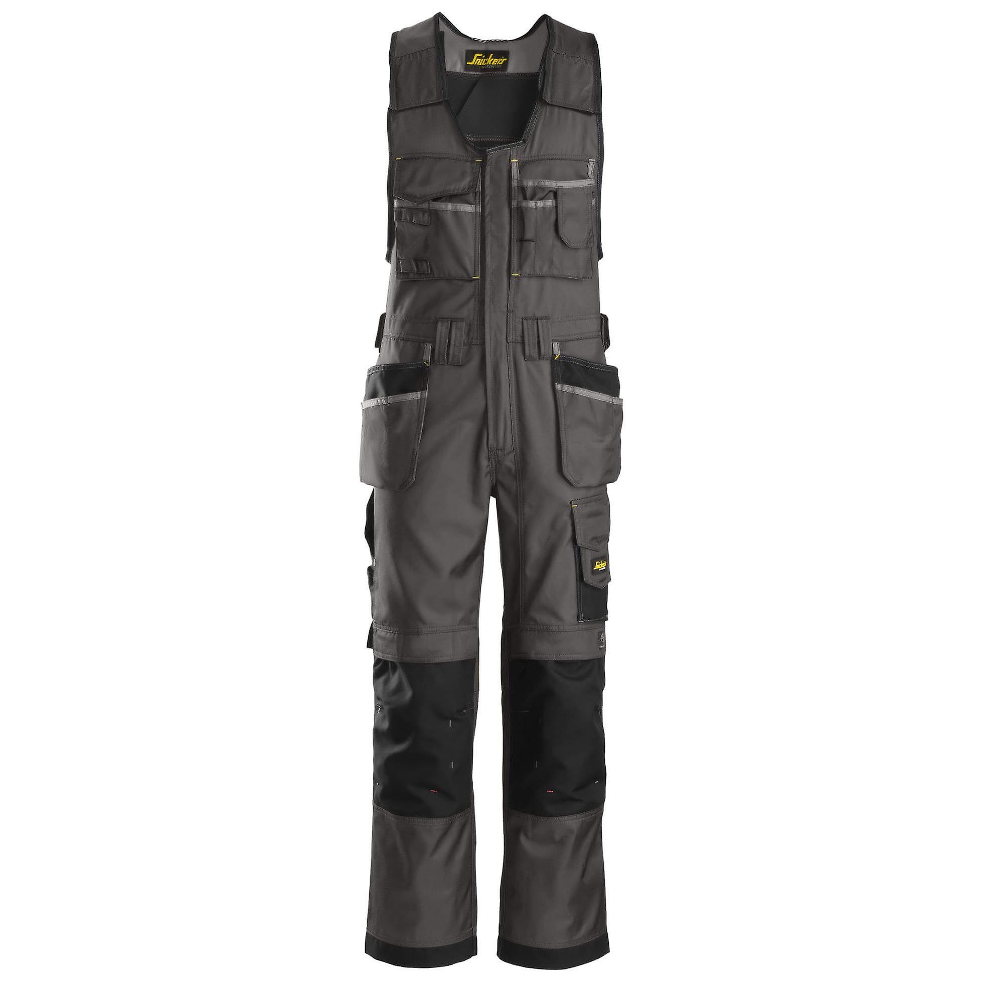 Snickers 0212 Craftsmen One-piece Trousers Holster Pockets, Duratwill Muted Black/black