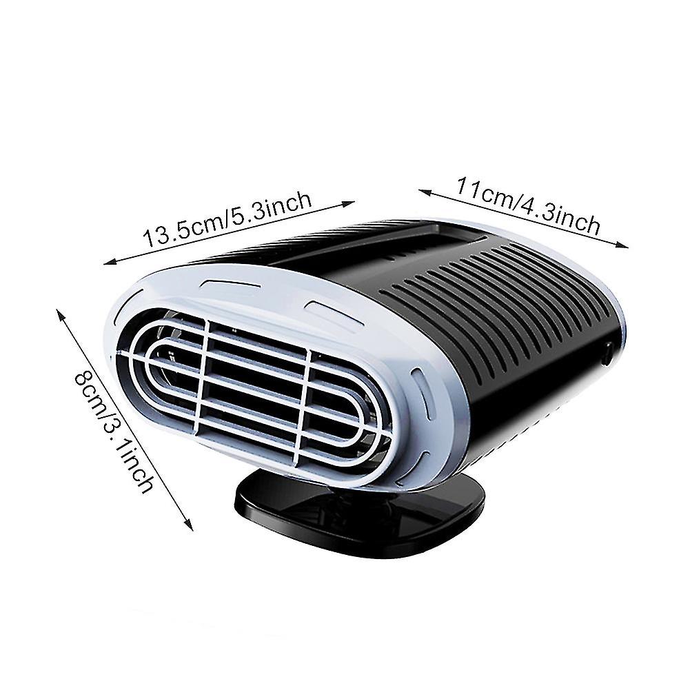 ABS Car Heater Fan Practical Camping Adjustable Fast Heating Defogger Defroster