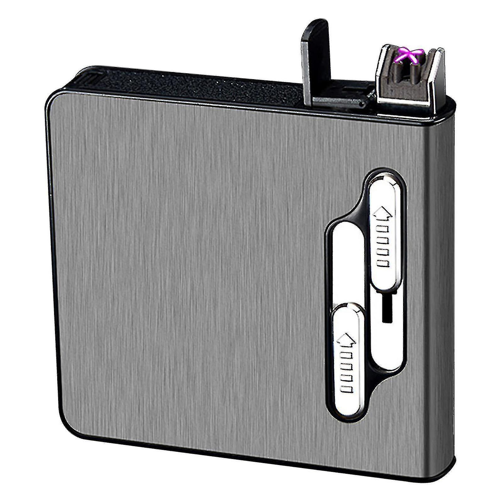 Portable Cigarette Case Lighter Usb Rechargeable Automatic Windproof Lighter SX