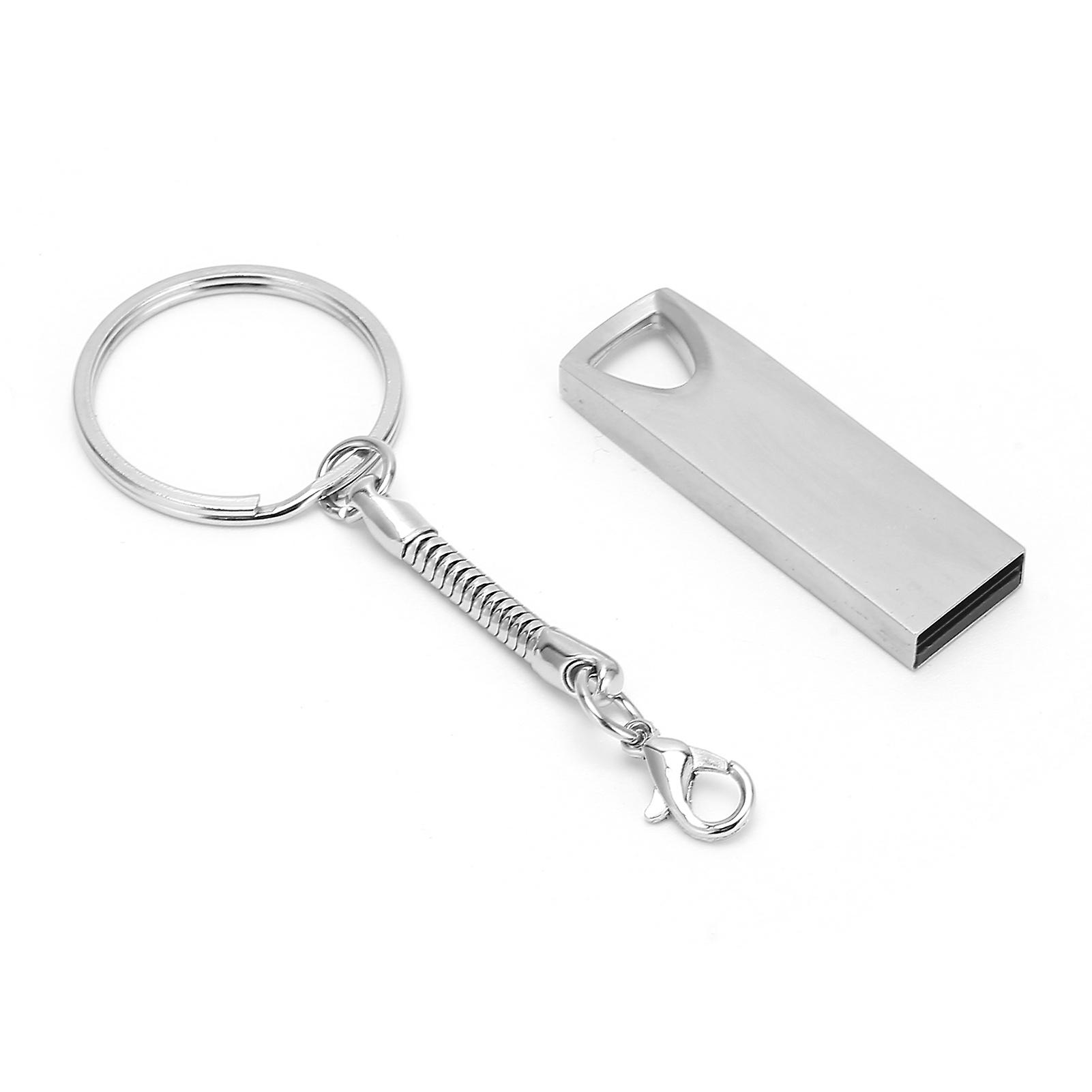 U Disk USB2.0 Mini Plugin Car Flash Disk with Clip Chain HighSpeed Data Backup Device(8GB )