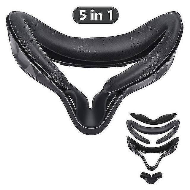 3D Glasses 5in1 Face Cover Lens Facial Interface Bracket Anti-leakage Nose Pad Set For Oculus Quest Vr Glass