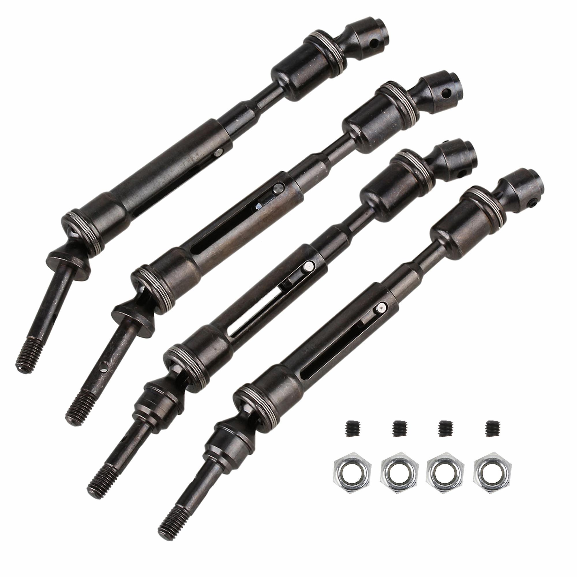 4 Pcs RC1:10 Short Truck Front Rear Driven Shaft Replacement for TRAXXAS