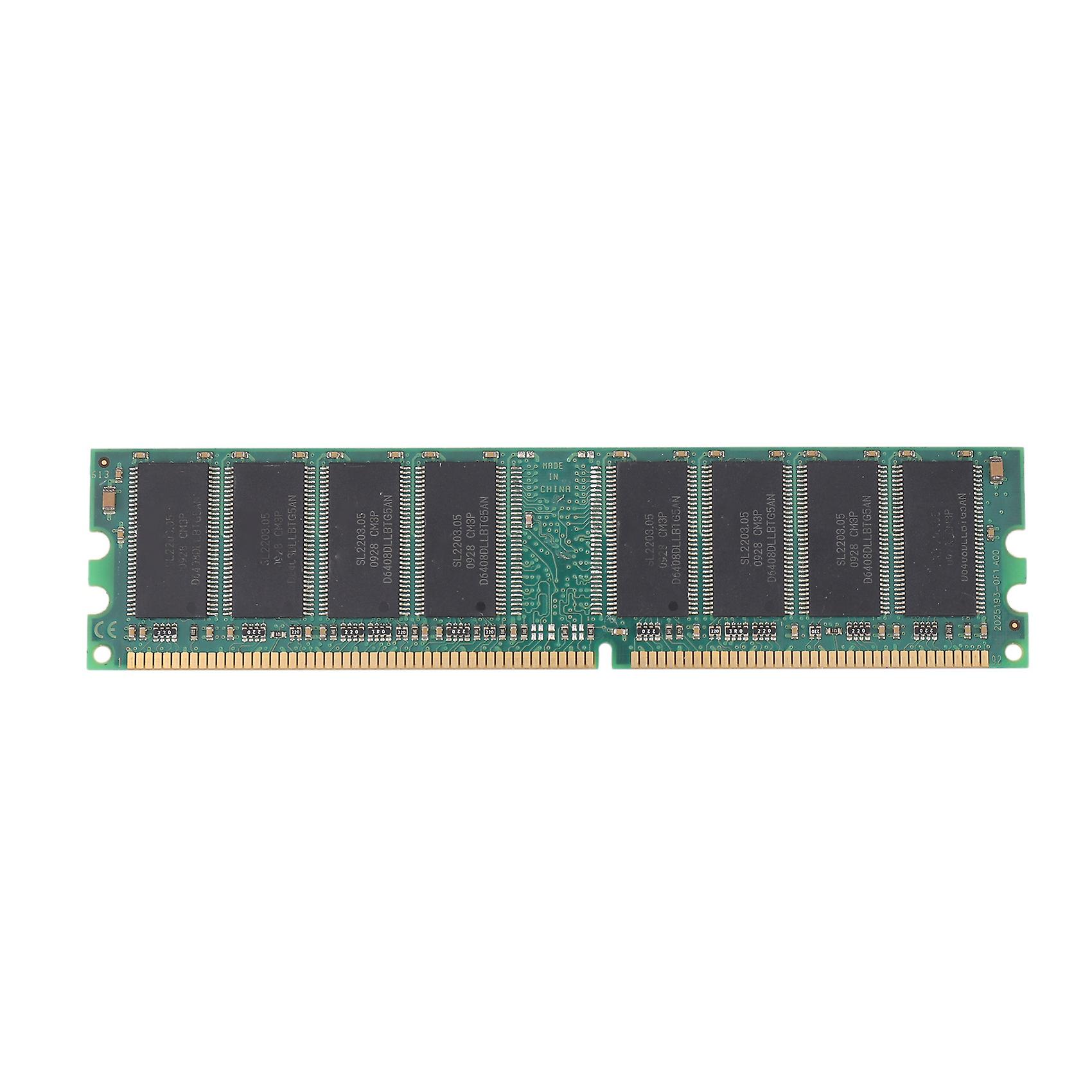 Module de mémoire RAM Xiede DDR 400 1 Go pour PC de bureau PC-3200 DDR1 184 broches DIMM 400 MHz X001