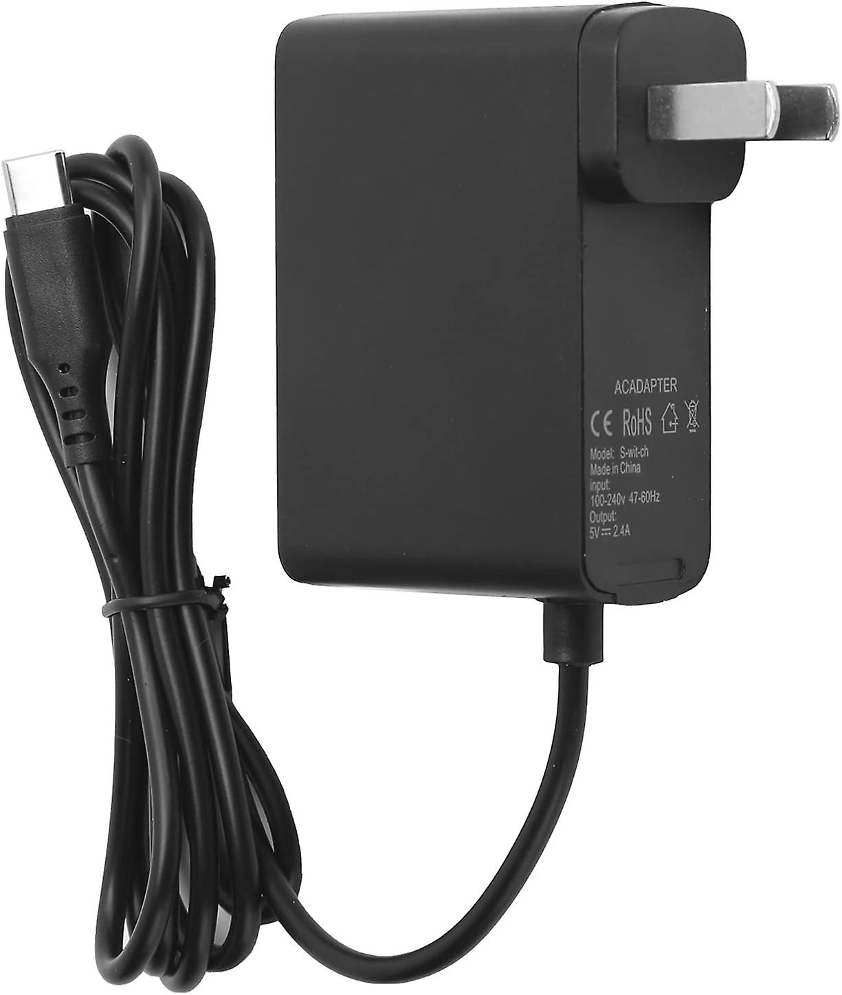 Switch Charger, AC Adapter Charger for Switch Game Coole Charging Power, Supply Home Travel Use 100‑
