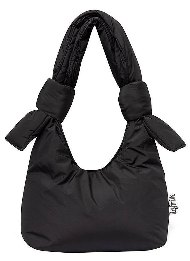 Lefrik Biwa Puffy Mini Bag - Black Tech