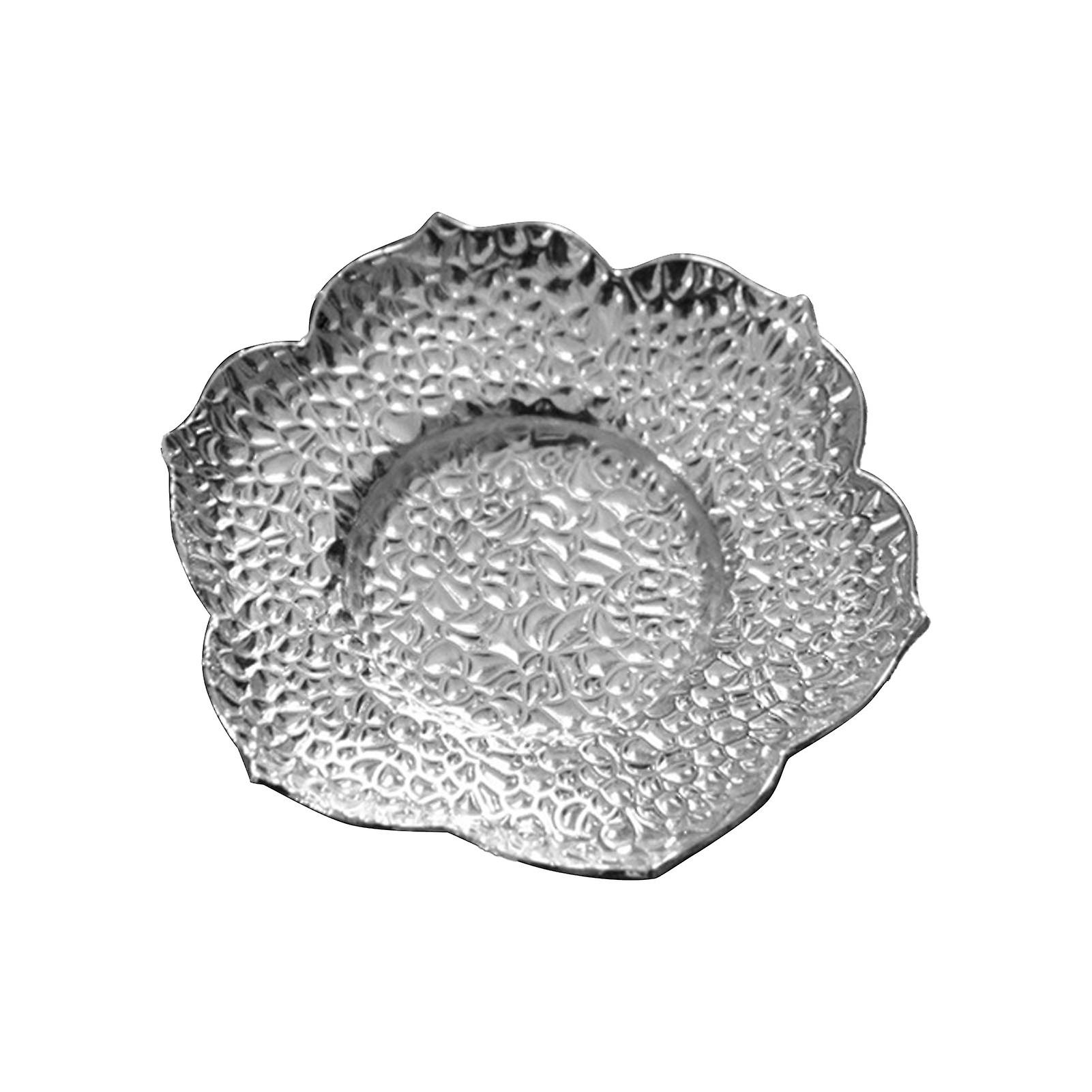 Embossed pattern bronze coasters for home office restaurant bar