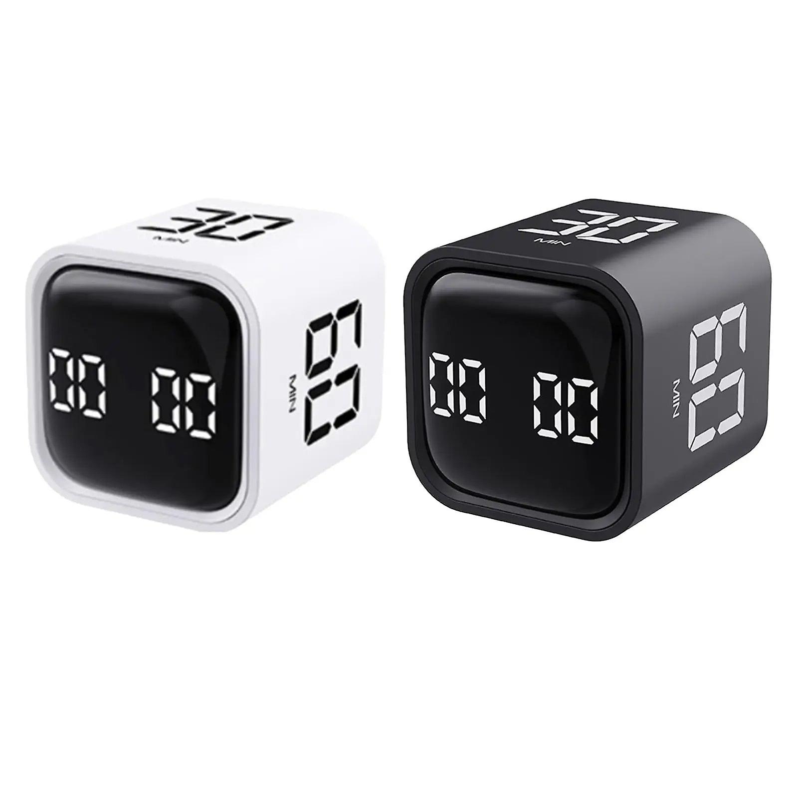 Cube Timers Adjustable Sound Workout Setting Game Child Timer For Cooking Exercise Home Baking