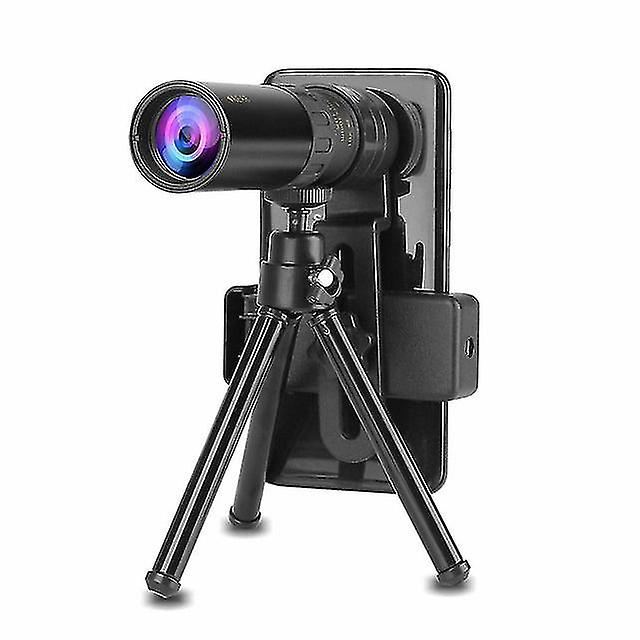 10-300X 30mm سوبر تليفوتوغرافي عدسة أحادية التركيز التلقائي عدسة كاميرا الهاتف المحمول مع ترايبود وكليب ملحقات الهاتف المحمول