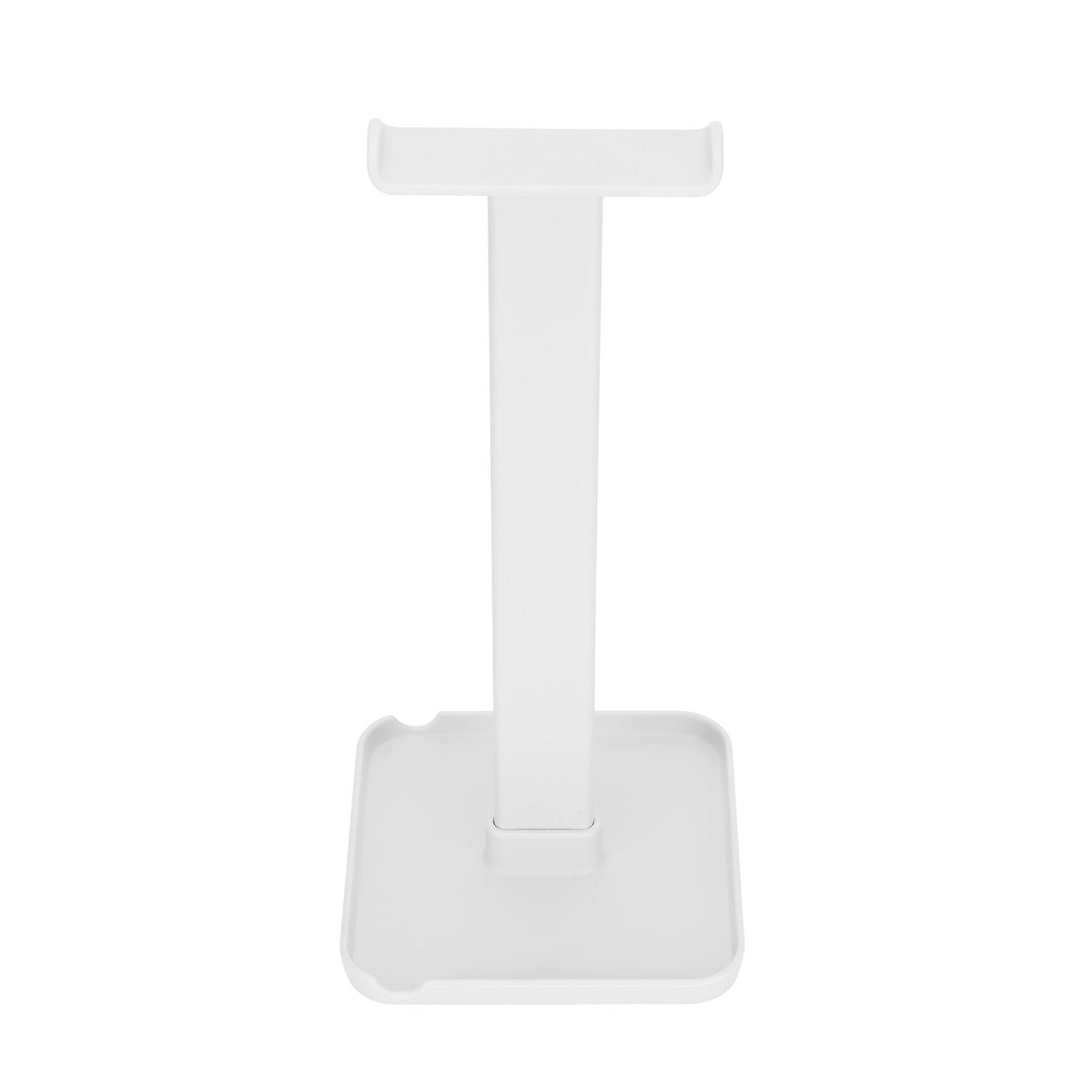 Headphone Stand Multifunctional Space Saving Sturdy Durable Stable Bright Color Headset StandWhite 