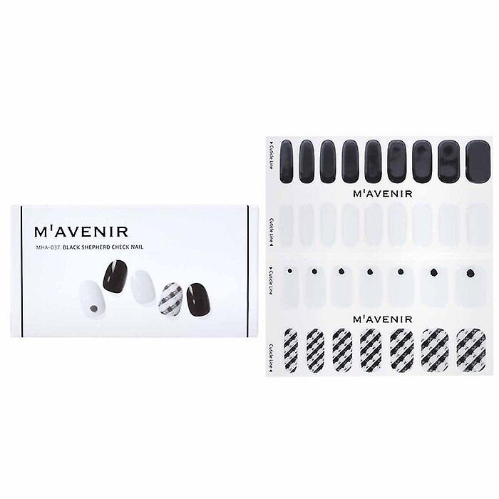Mavenir Nail Sticker - # Black Shepherd Check Nail 32pcs