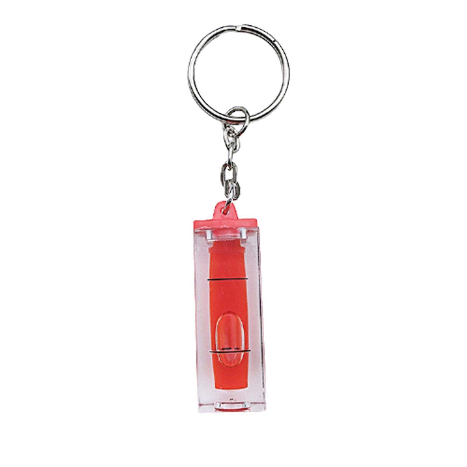 Keychain Spirit Bubble Level Mini Spirit Level Measurement Instrument Measuring Layout Tools