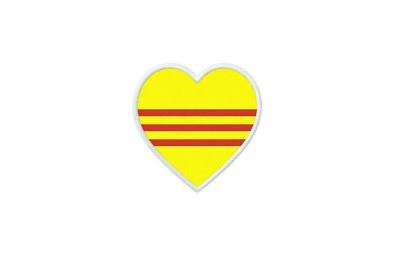 Patch badge ecusson prints thermocollant heart flag VD South Vietnam