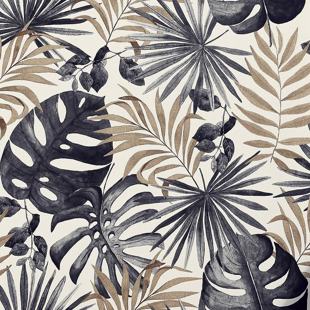 JUNGLE WALL BLACK  GOLD WALLPAPER ARTHOUSE