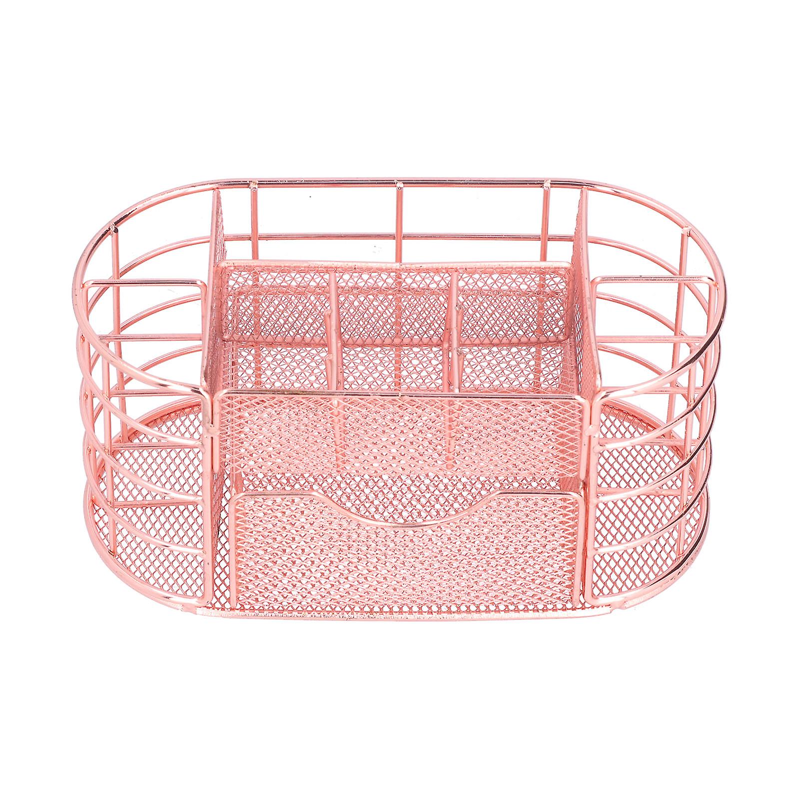 多機能錬鉄製収納バスケット家庭用化粧品収納ラックオフィス用