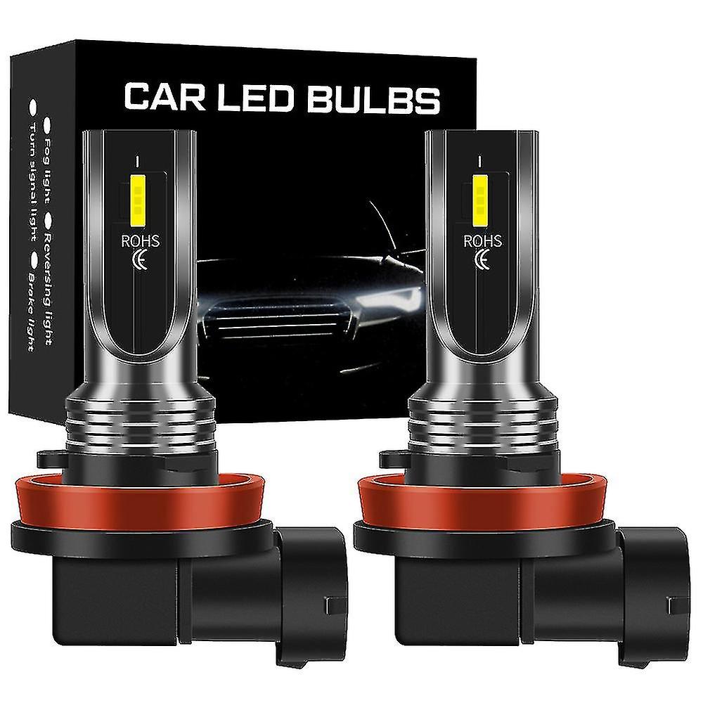 2pcs H8 H11 Led Hb4 9006 Hb3 9005 Fog Lights Bulb Csp White Ice Blue Golden Yellow Car Lamp H6/p15d 