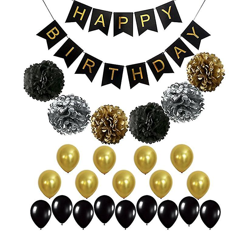 1set Paper Flag Banner