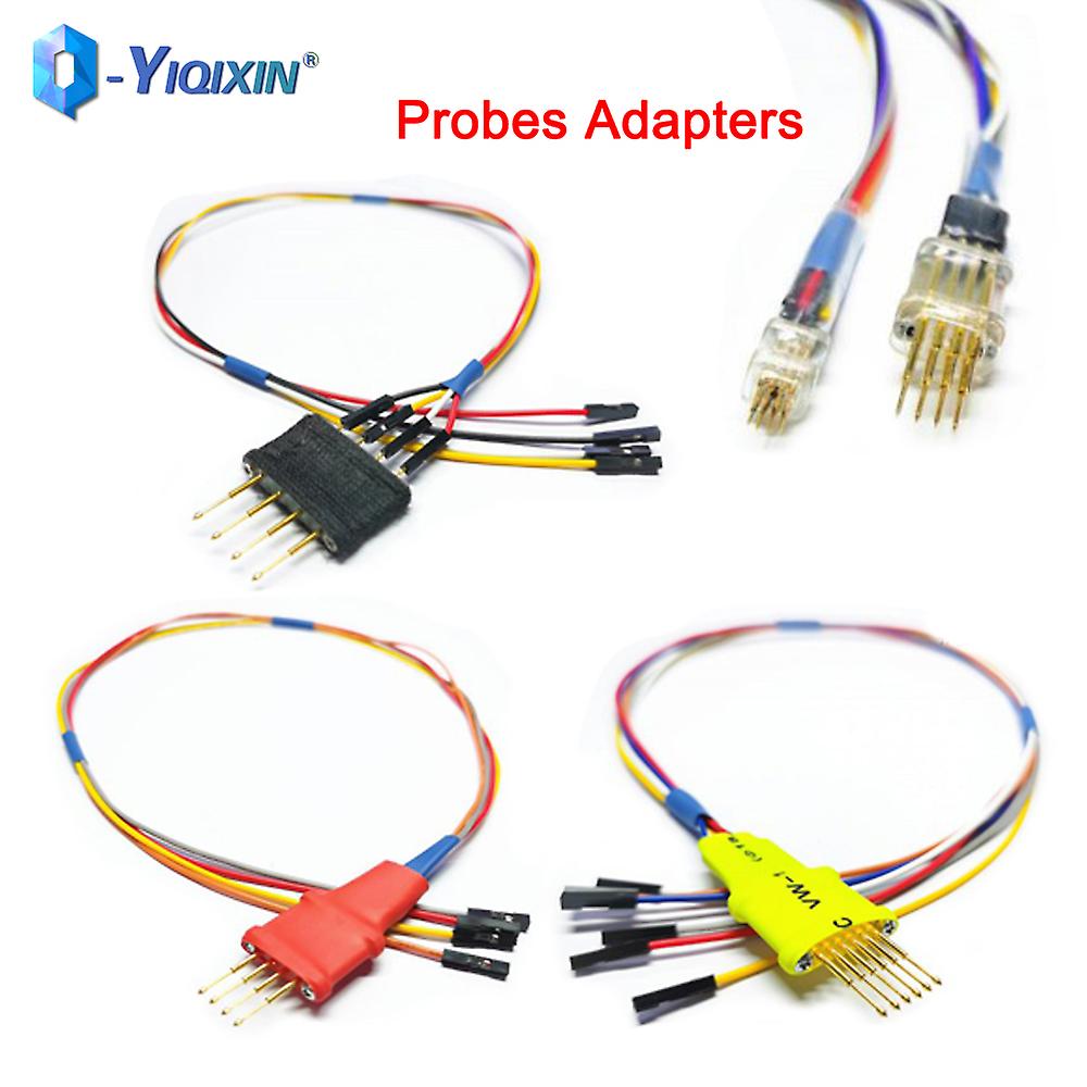 Iprog+ Iprog Pro Programmer 5 Probes Adapters For In-circuit Ecu Work With Iprog Pro Key Programmer And Xprog